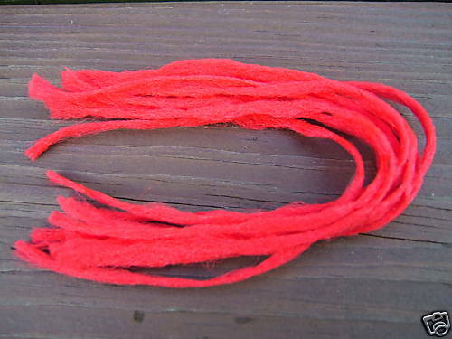 Parachute Posts Fly Tying 15 RED Polypro Poly Yarn 