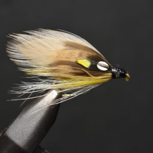 Black Ghost.Size 2 ICE FLIES 8 and 10 6 3-pack 4 Streamer fly