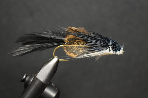 2 Flies,  Size 2,    Black Matuka Sculpin Streamer Fly Fishing Flies