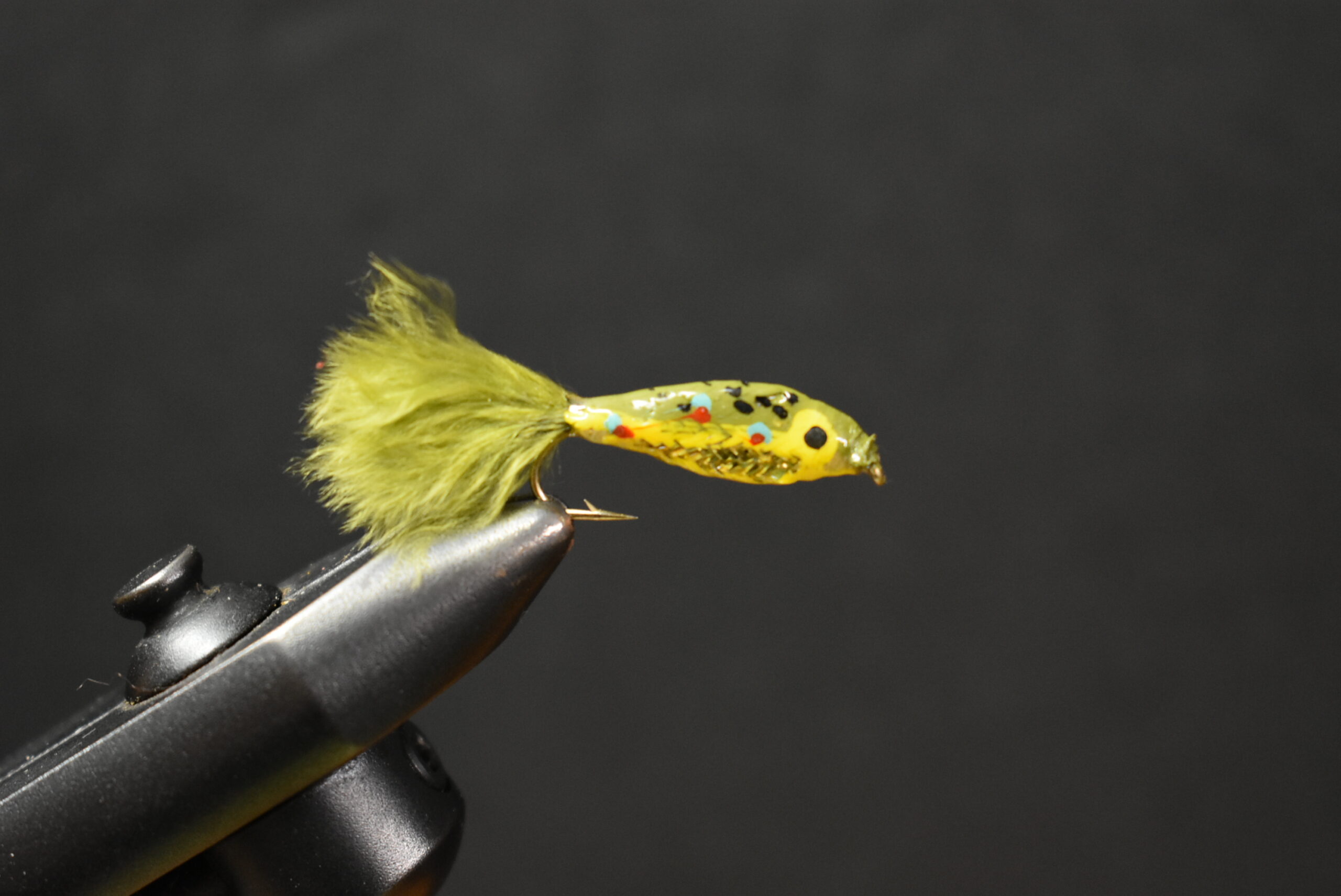 2 Flies, Size 10, Brook Trout Epoxy Minnow Fly Fishing Flies - Lady Fly Tyer