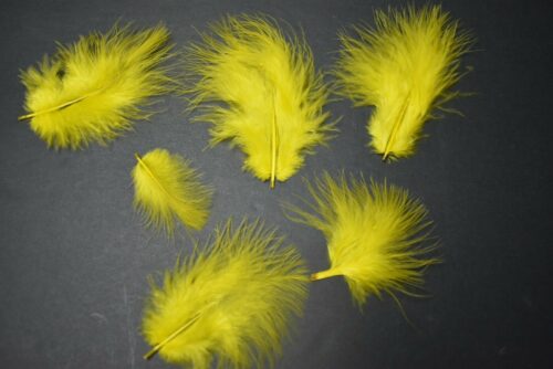 Bag 1/4 ounce   ORANGE Loose Turkey Marabou Feathers for Fly Tying 