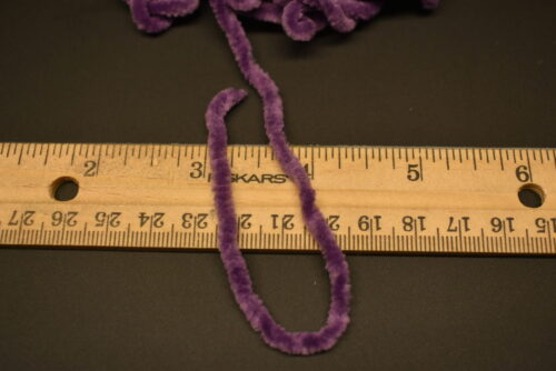 5 Yards 3/16"  LAVENDER  Round Chenille for Fly Tying - Image 2