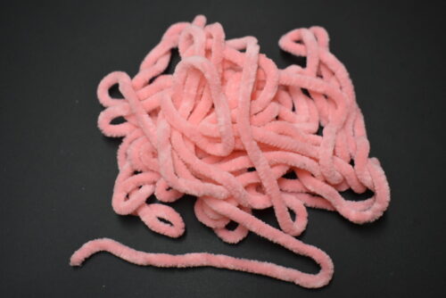 5 Yards 1/4"  PINK SALMON Round Chenille for Fly Tying