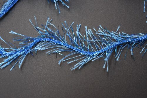 5 Yards TURQUOISE Crystal Ice Hackle Feather Replacement for Fly Tying - Image 2