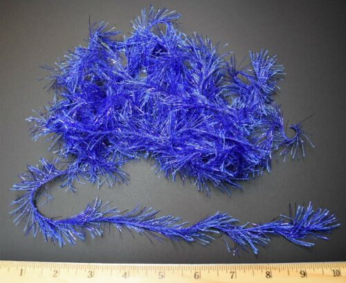 5 Yards ICE BLUE Crystal Ice Hackle Feather Replacement for Fly Tying
