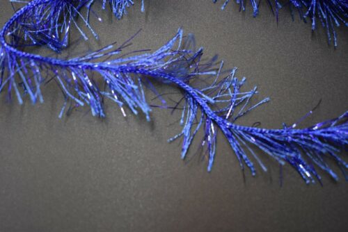 5 Yards ICE BLUE Crystal Ice Hackle Feather Replacement for Fly Tying - Image 2