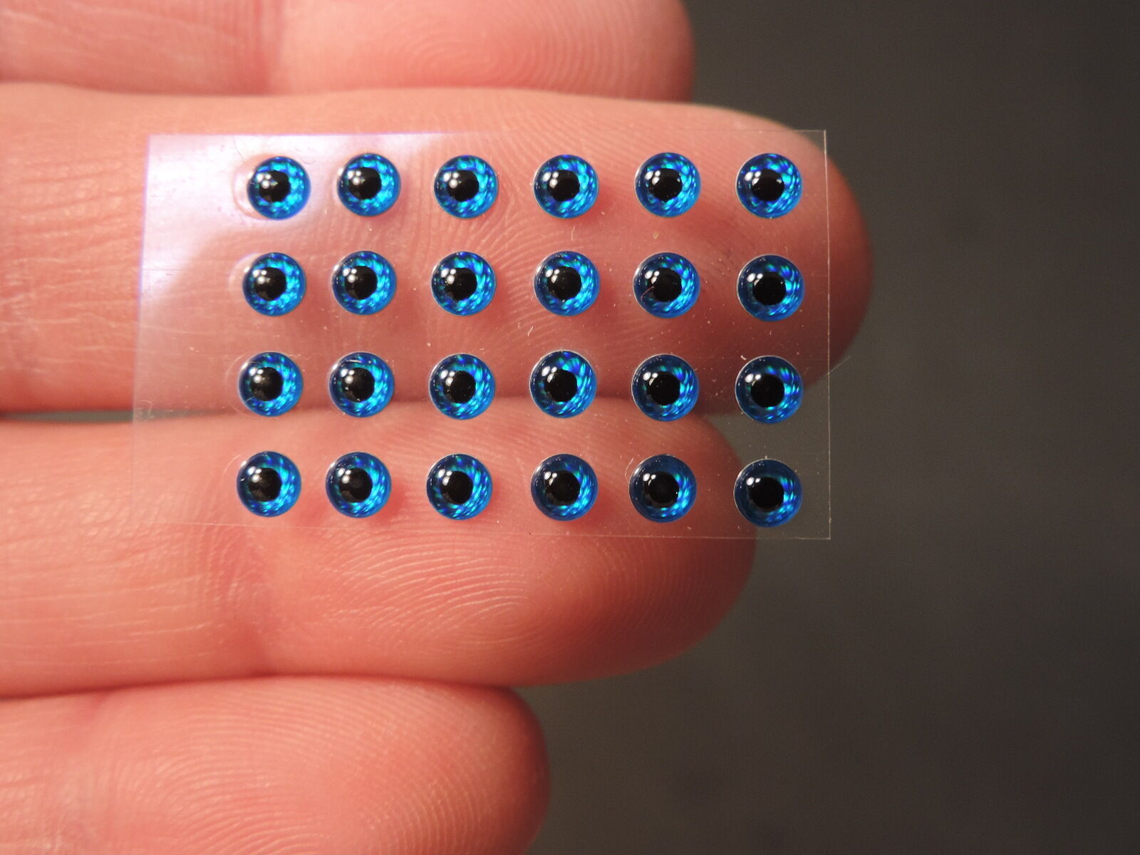 24 BLUE 3D Molded 3mm or 1/8