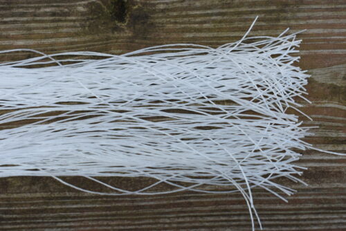 Hank Large Regular BRIGHT WHITE Bug Legs Silicone Skirts for Jig Making Fly Tying - Image 2